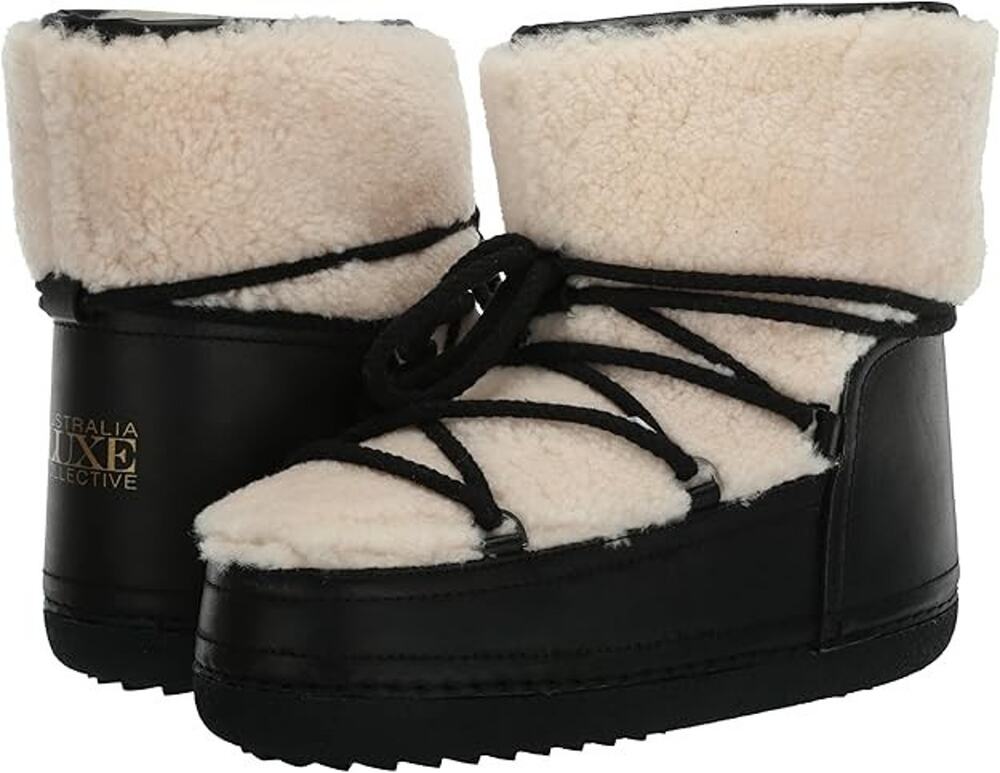 Australia Luxe Collective Manon Shearling Lace Up Winter Boots Women's US 7 NIB